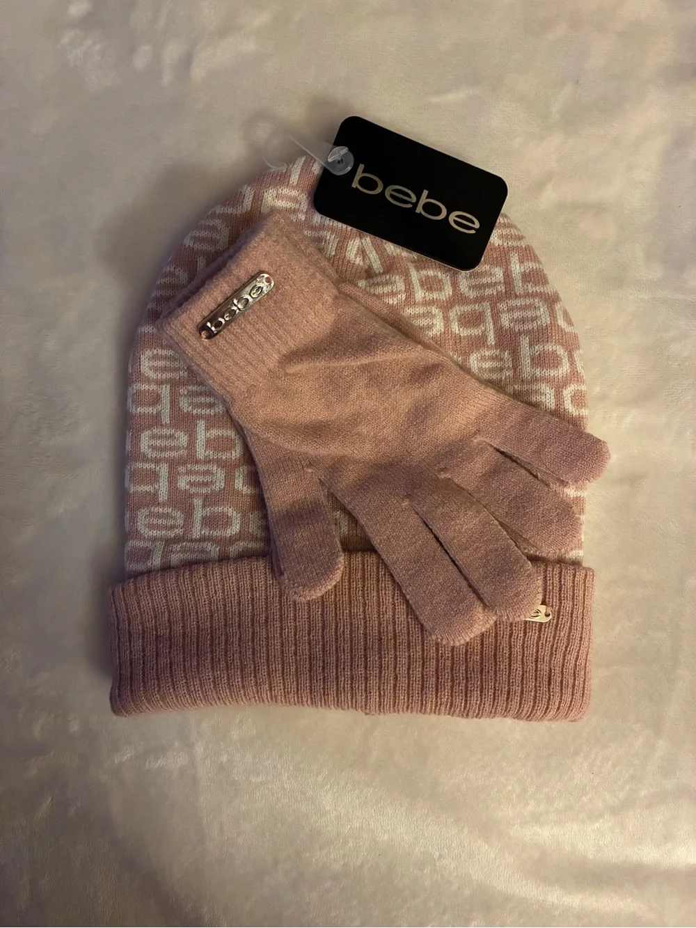 Bebe Hat & Glove Set